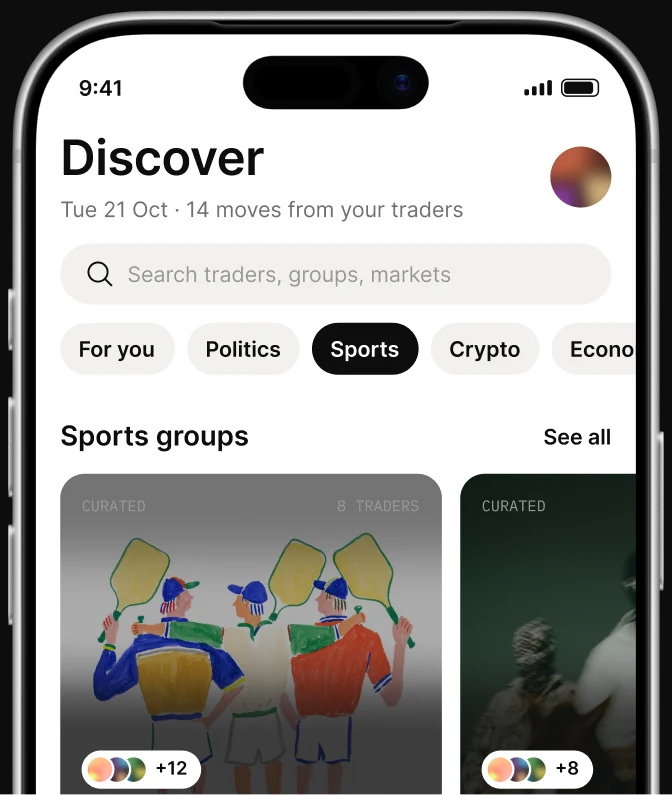 Discover screen